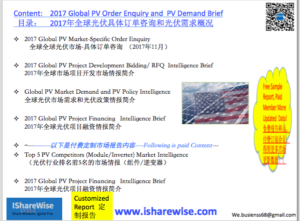 Content |2017 Global PV Order Enquiry and PV Demand Brief | Consulting eShop Financing |光伏云享慧